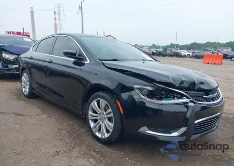 2015 Chrysler 200 Limited из США, поврежденный, VIN 1C3CCCAB4FN555877